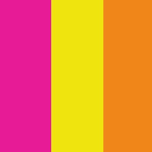 No.3 - Yellow / Pink / Orange