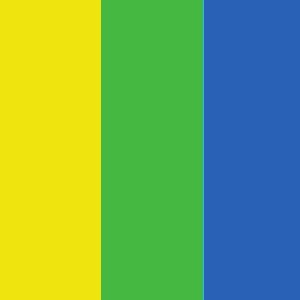 No.5 - Yellow / Green / Blue