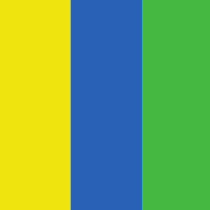 No.5 - Amarillo / Verde / Azul