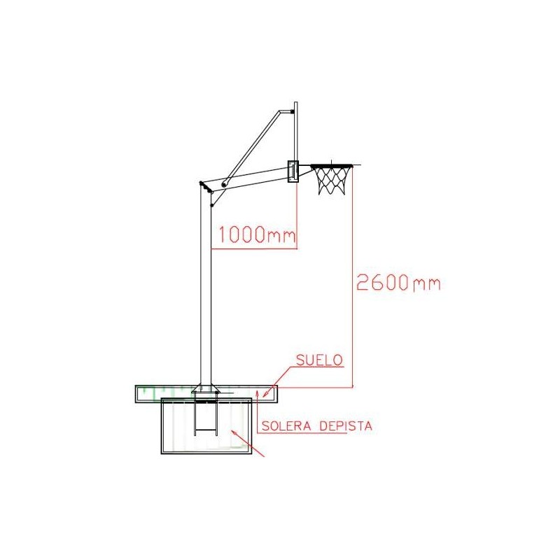 Minibasketball set with tempered glass backboards
