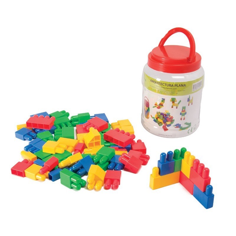 Flat Architecture – 58-Piece Interlocking Figures Set