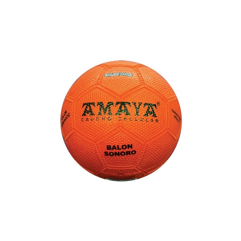 Pelota sonora de caucho celular balonmano. Ø150 mm