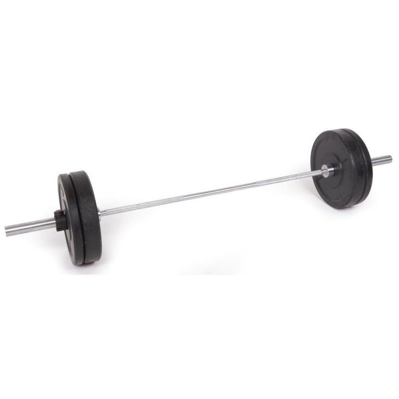 Disco Bumper Caucho Halterofilia Cross Training Black Rubber - Negro