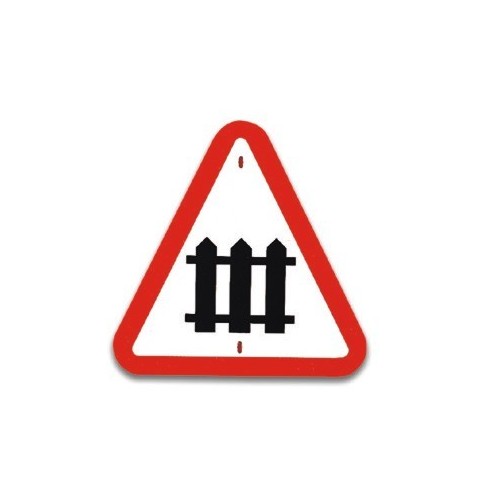 Traffic panel - Level crossing with gates