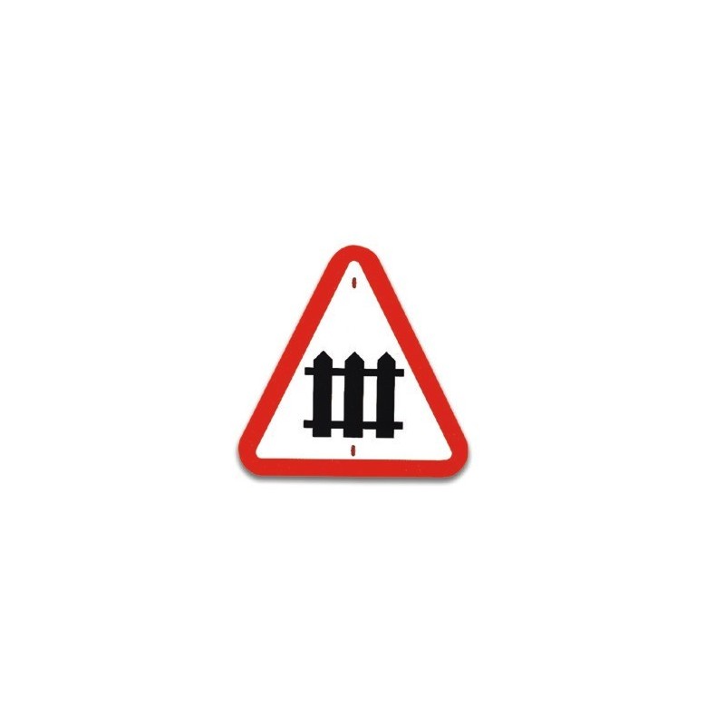 Traffic panel - Level crossing with gates