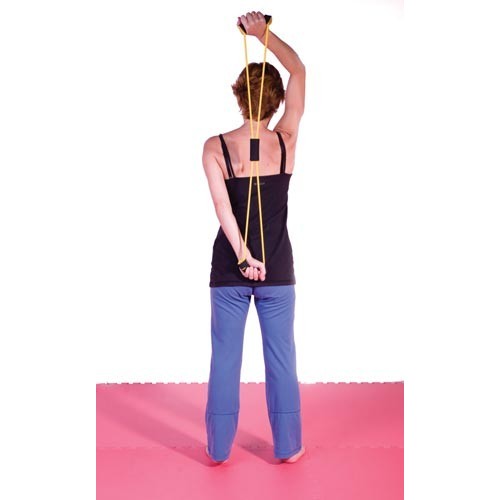 Chest expander. Color blue - Strong.