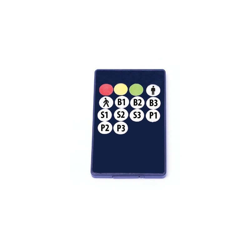 Traffic lights- Set for vehicles and walkers. With base and stick