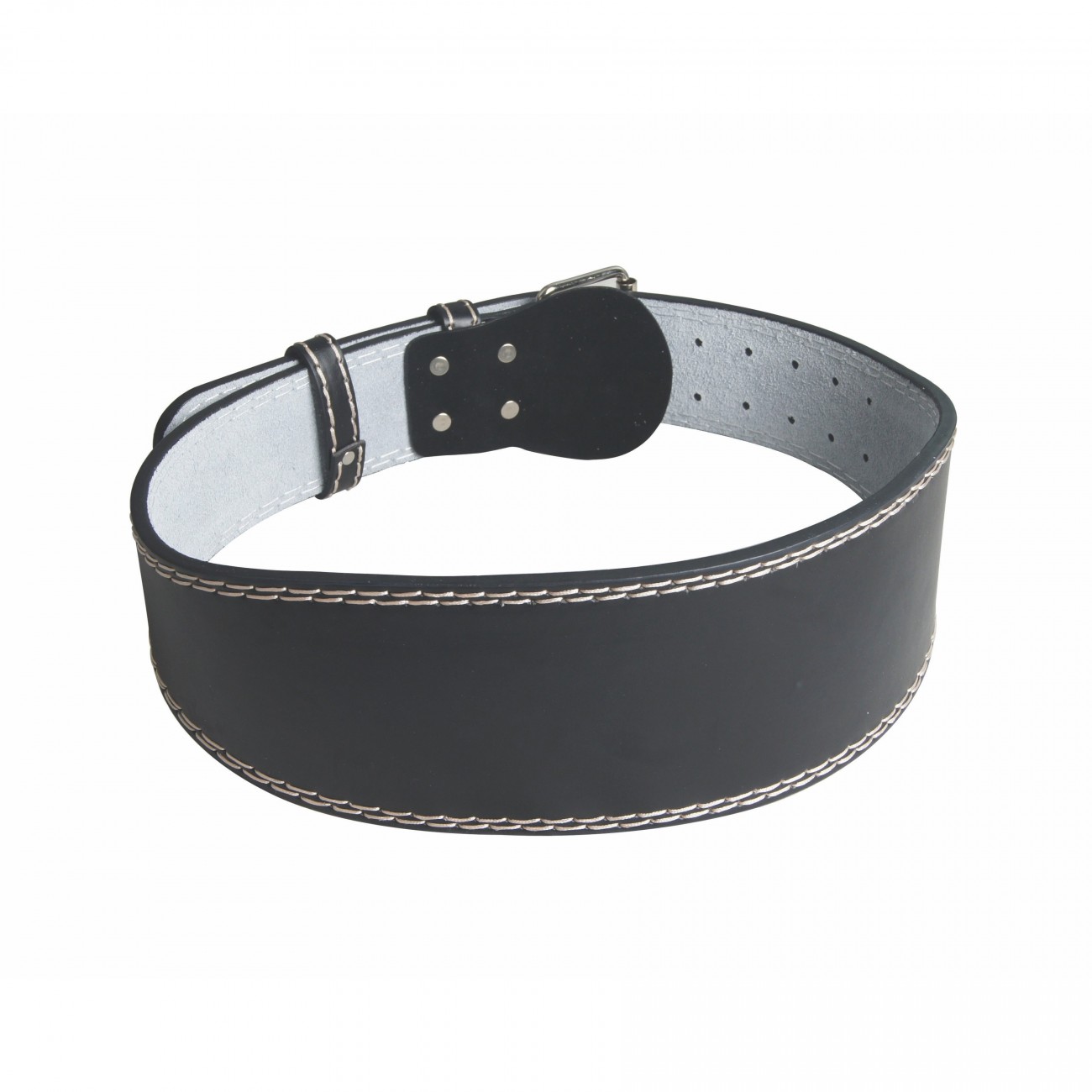 Weight lifting leather belt