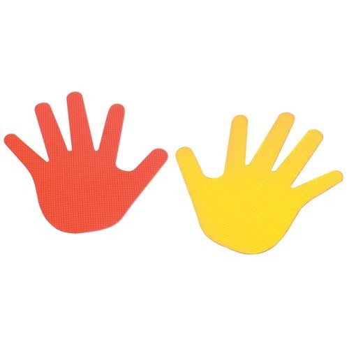 Manos de caucho Marcadores de Manos para Suelo – Set 20 Piezas Infantil