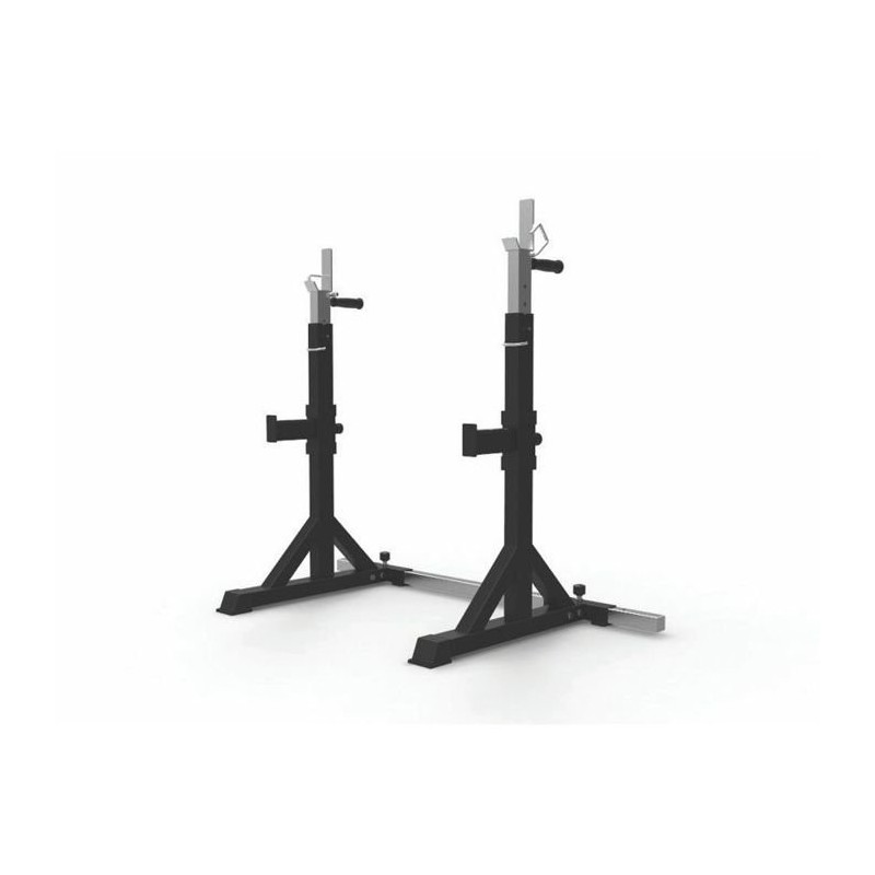 Squat Rack Ajustable de Acero – Soporte para Sentadillas y Press Banca