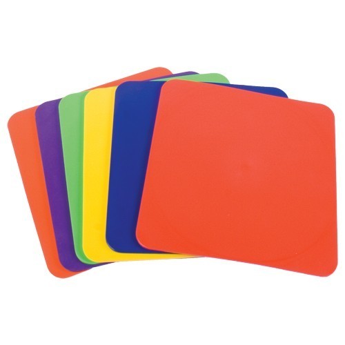 Cuadrados de caucho de 230 x 230 mm