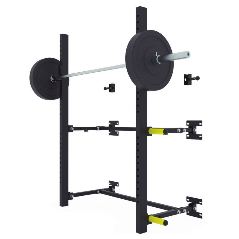 Wall squat rack