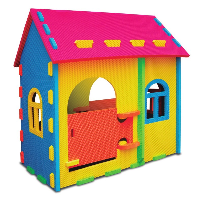 La casita multicolor