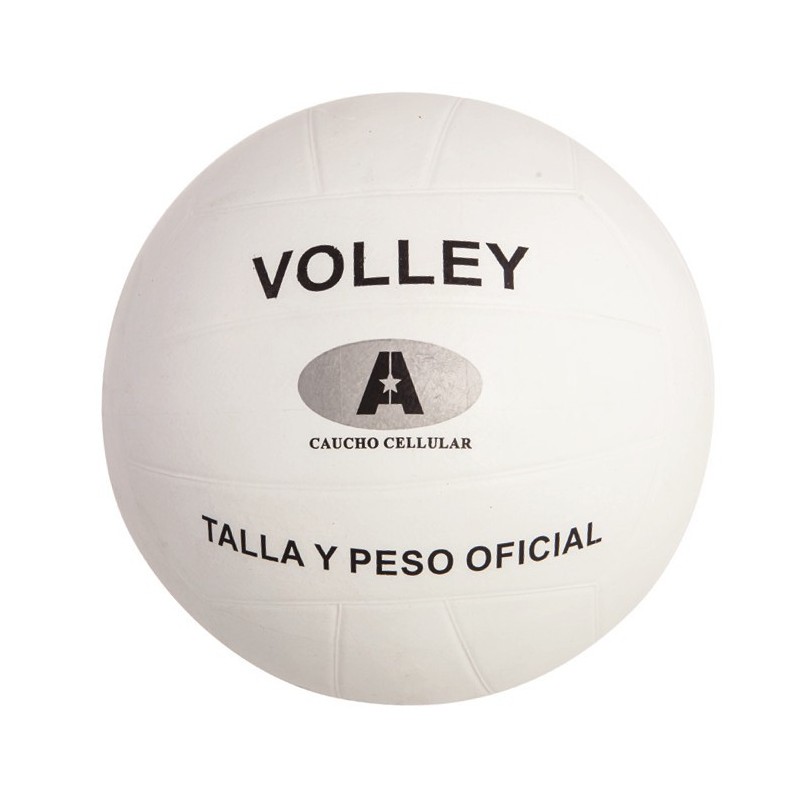Balón Vóley Caucho Celular Blanco