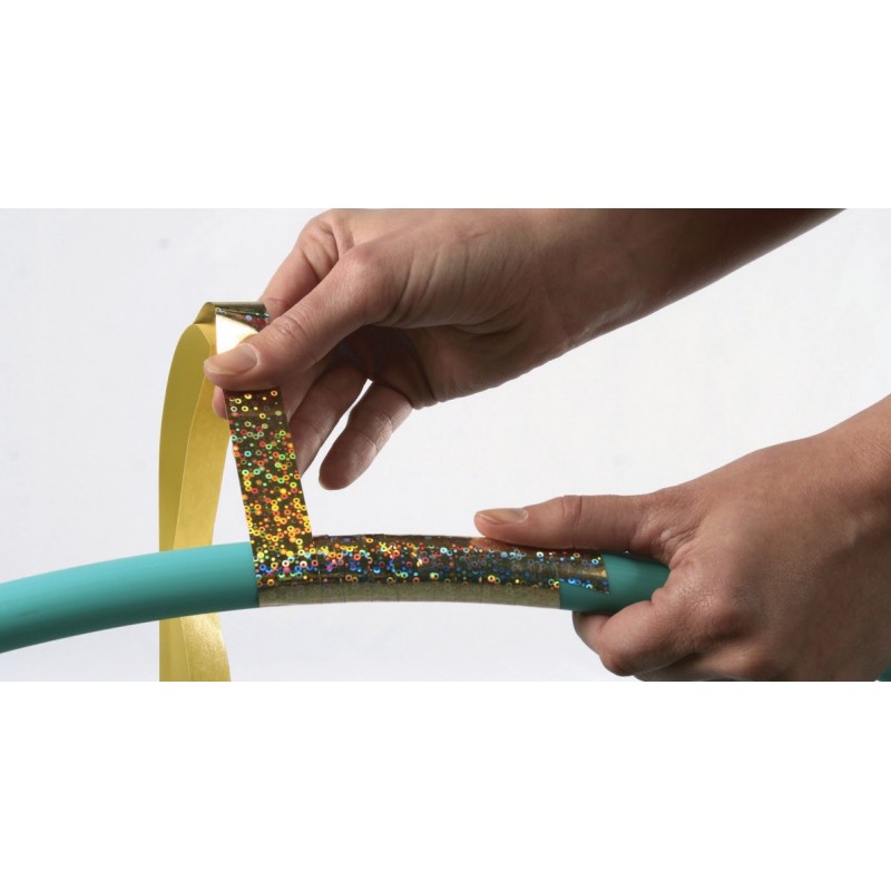 Coloured adhesive decoration tape GOLD colour