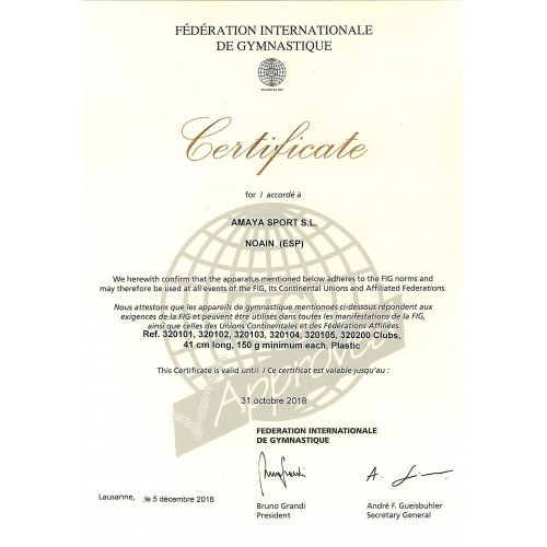 Mazas Engarzables Decoradas de Termoplástico PAR