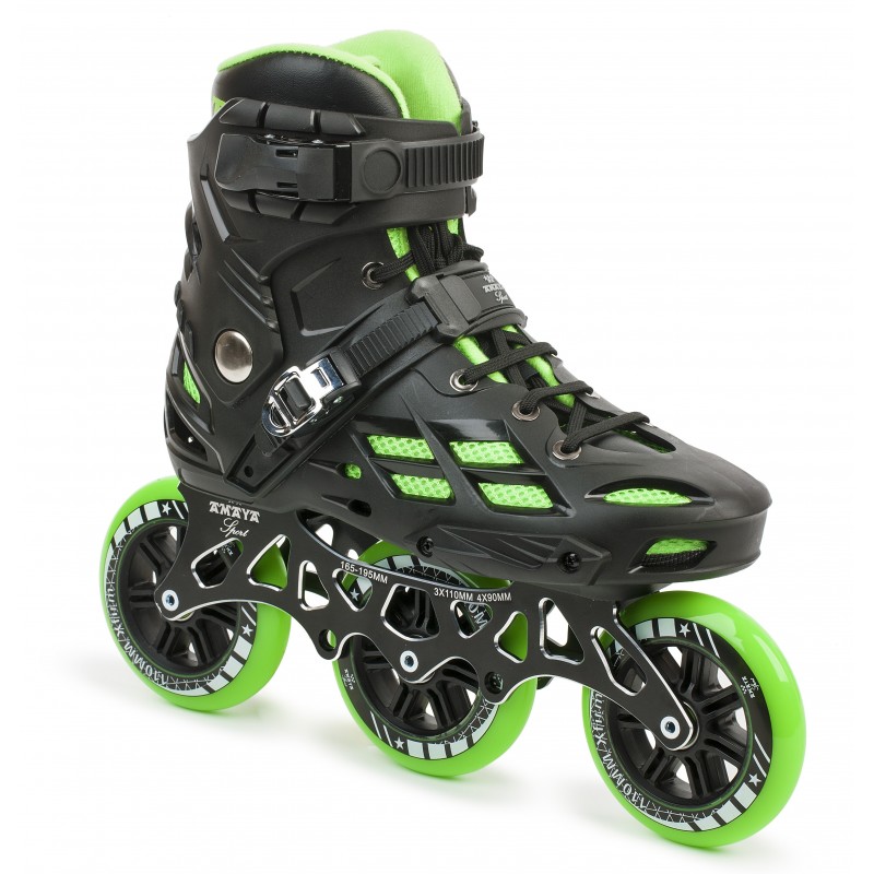 Inline Skate Freak Town Black/Green (4x90 & 3x110)