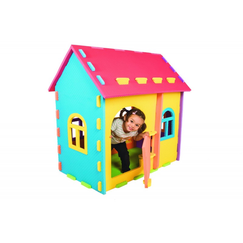 La casita multicolor
