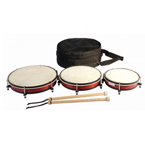 Set Of 3 Drums In A Bag.