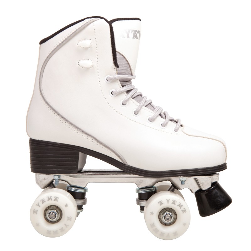 Classic white elite rollerskate