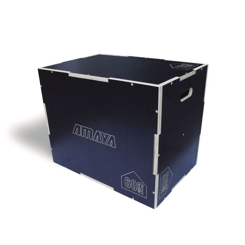 Plyo jump box made of non-slip wood