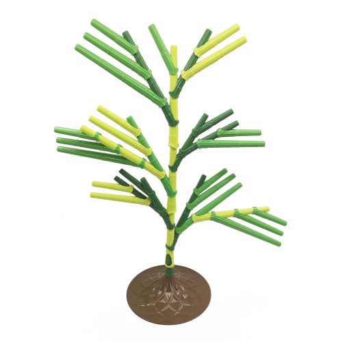 Árbol construcción Fantasy Verde, 55 piezas