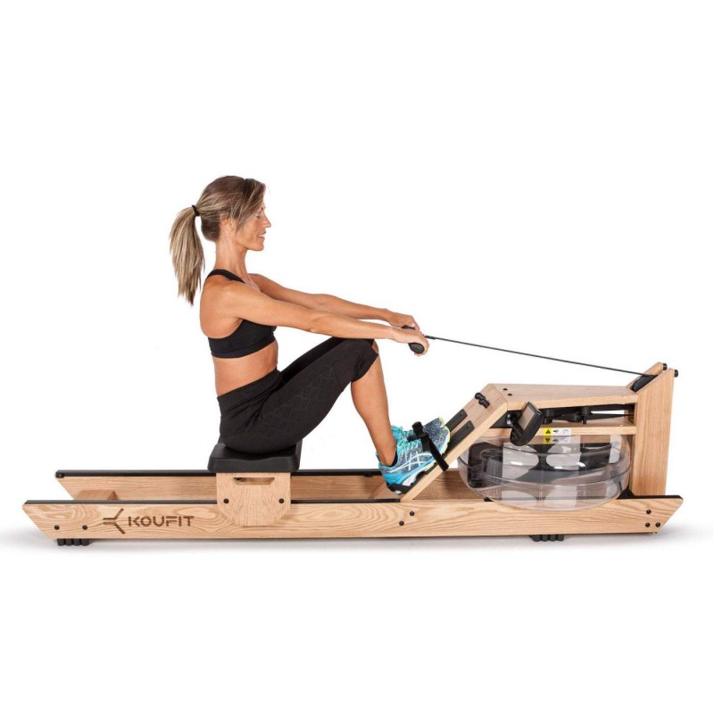 Máquina de Remo de agua "Kou Fit Hydro Rower" (Madera de roble Natural)