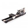 Máquina de Remo de agua "Kou Fit Hydro Rower" (Madera de Blanco y Negro)