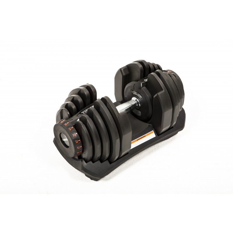 Adjustable Dumbbells Set (2 Units) with Stand – 2 to 24 kg or 4.5 to 41 kg