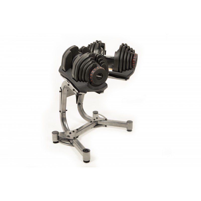 Mancuernas Ajustables (2 Uds) con Soporte – 2 a 24 kg o 4,5 a 41 kg