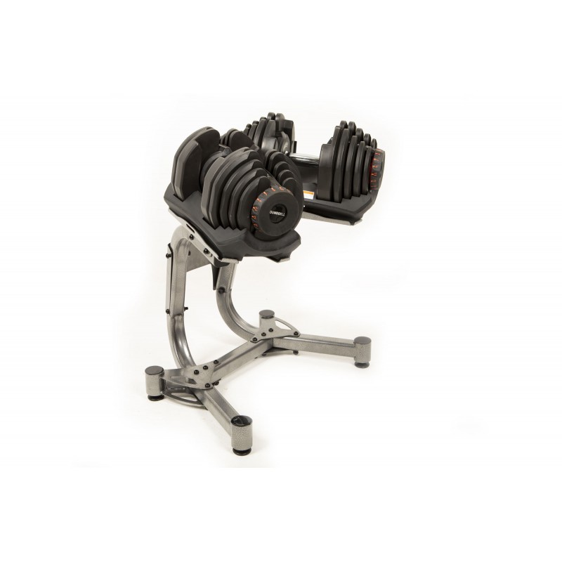 Mancuernas Ajustables (2 Uds) con Soporte – 2 a 24 kg o 4,5 a 41 kg