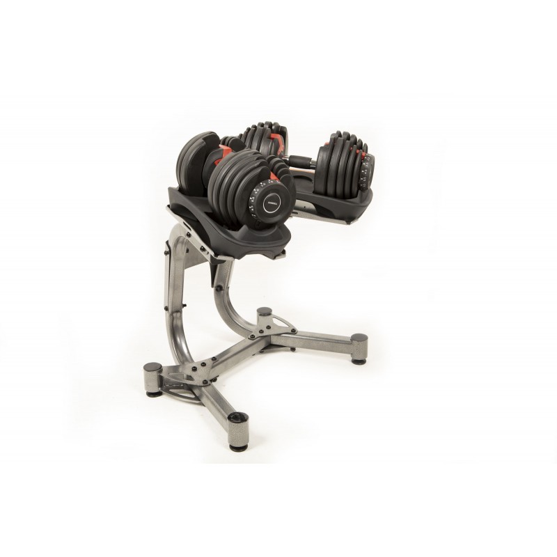 Mancuernas Ajustables (2 Uds) con Soporte – 2 a 24 kg o 4,5 a 41 kg