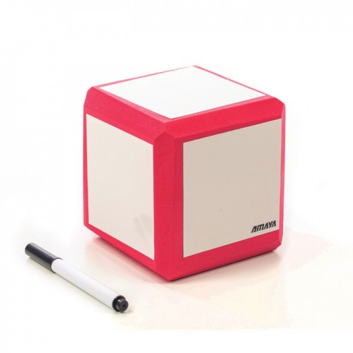 Dado EVA Pizarra 10x10 cm. + Rotulador