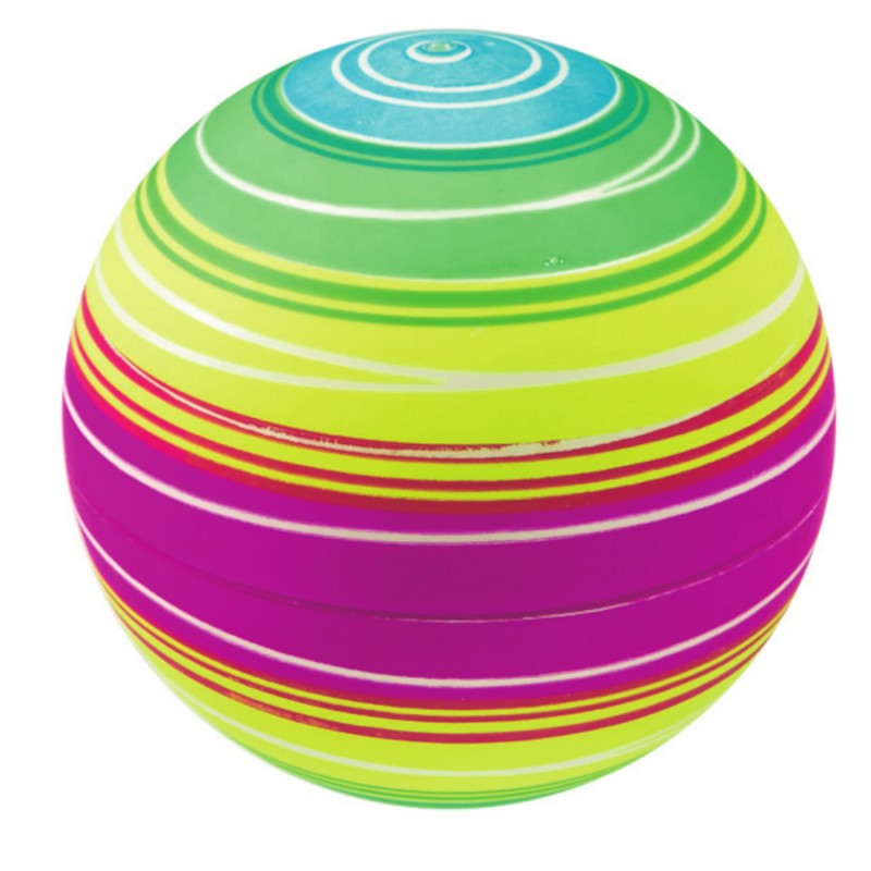 Rainbow decorated ball