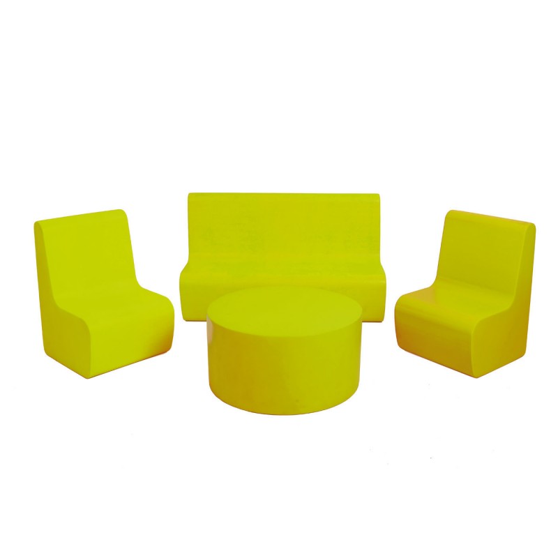 Set of 4 pieces of multicolored foam for nursery