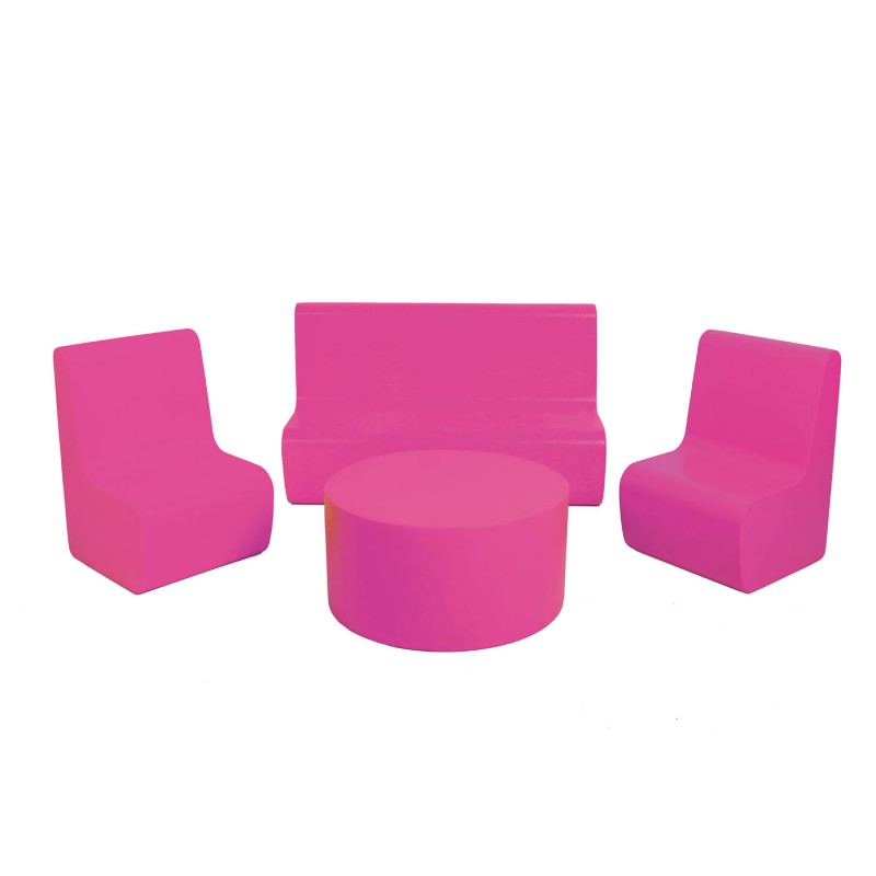 Set of 4 pieces of multicolored foam for nursery
