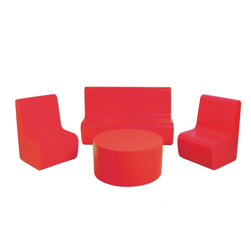 Set of 4 pieces of multicolored foam for nursery