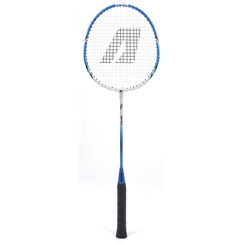 School Badminton racket blue color.