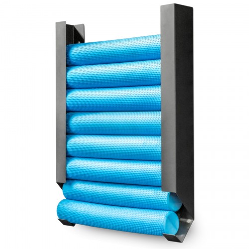 Wall shelf for cylinders