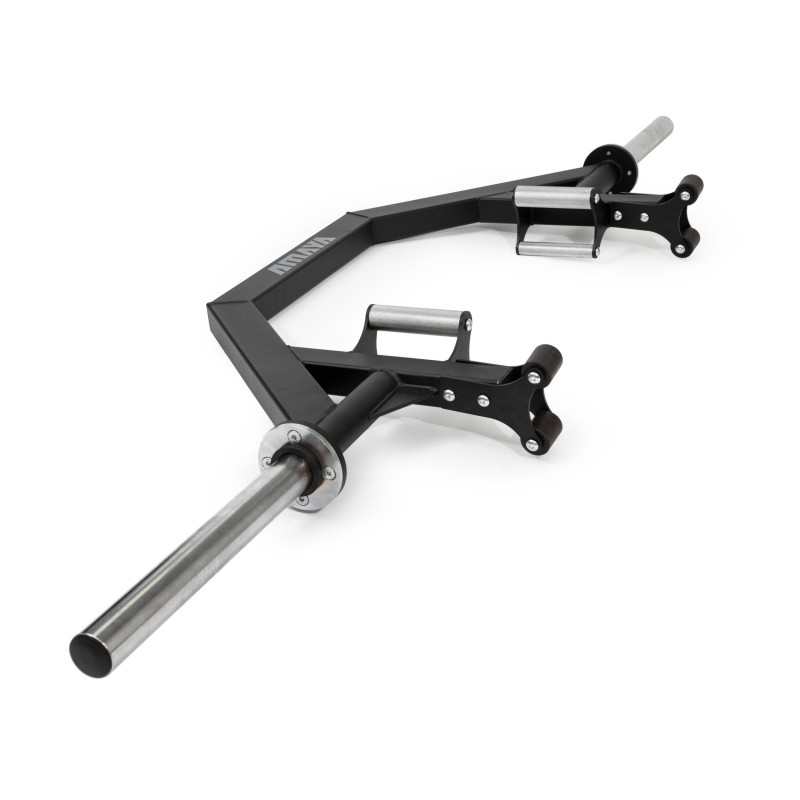 Open deadlift black bar