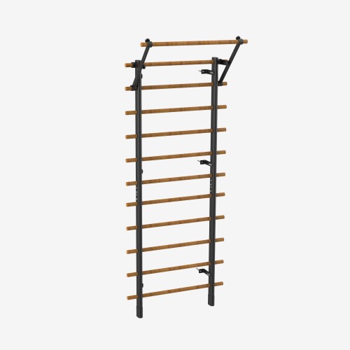 Espaldera Black Metal 240 cm + Barra de dominadas