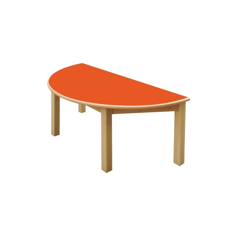 Mesa De Madera - Modelo 3 Semicírculo