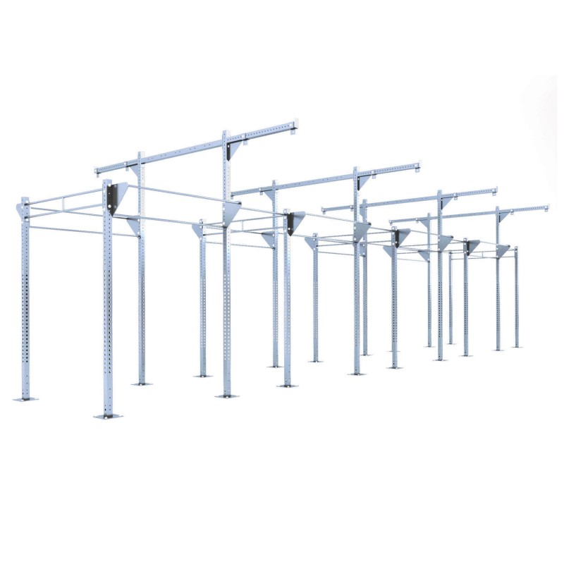 Estructura funcional galvanizada E6 E7 para Exterior