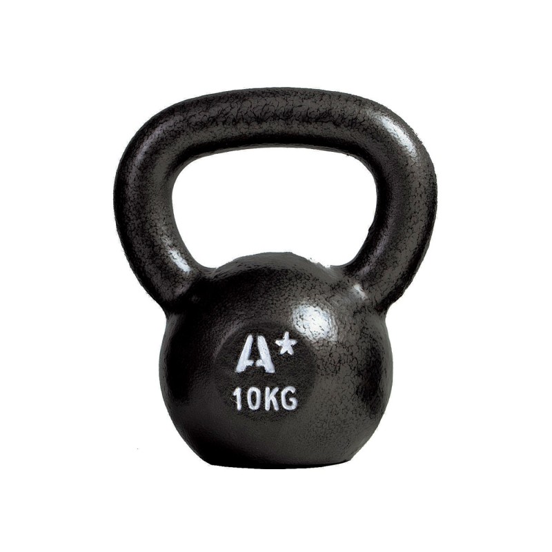 Kettlebell Cast Iron Pesa Rusa Kettlebell Hierro Fundido – Negro, 4 a 32 kg