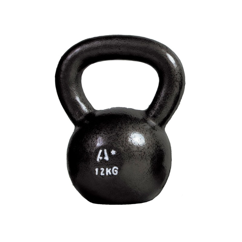 Kettlebell Cast Iron Pesa Rusa Kettlebell Hierro Fundido – Negro, 4 a 32 kg