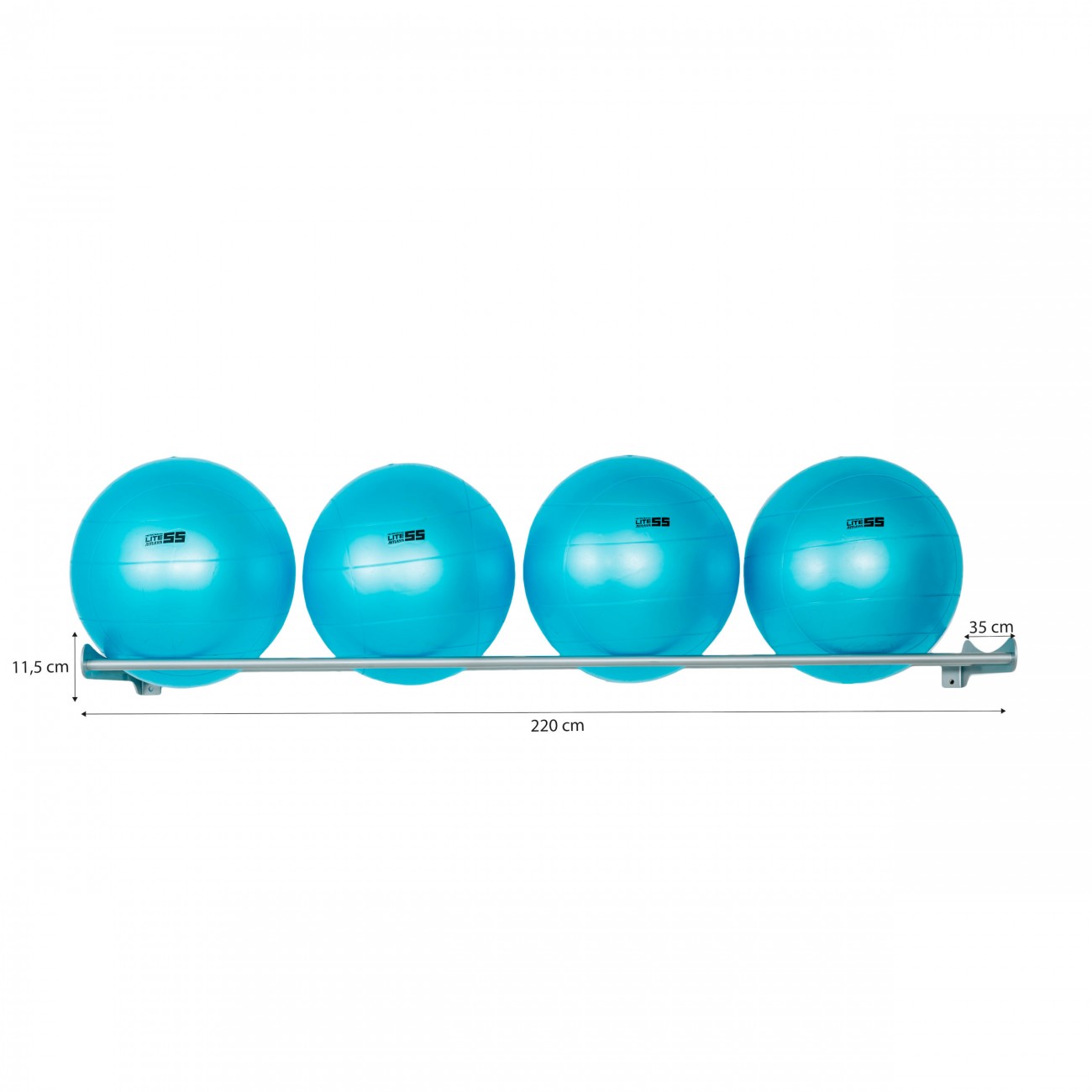Wall mounted Fitness Ball Holder AmayaSport