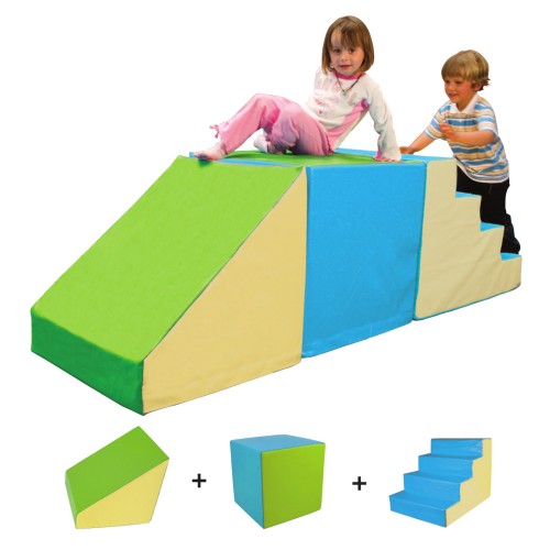 Covered Foam Shape Set (3 pcs: 47-49-31) – Indoor Play Equipment