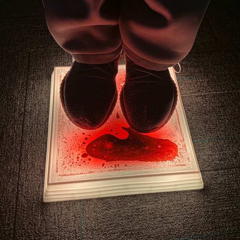 Bases Cuadradas con Líquido e Iluminación LED – Set de 6