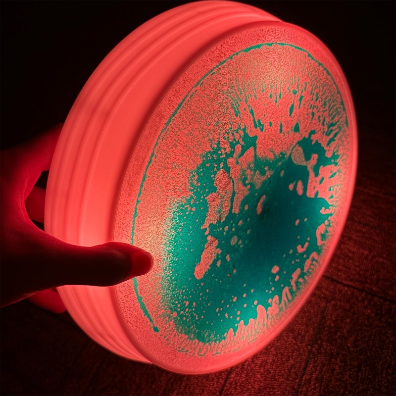 Bases Redondas Sensoriales con Líquido e Iluminación LED - Set de 6