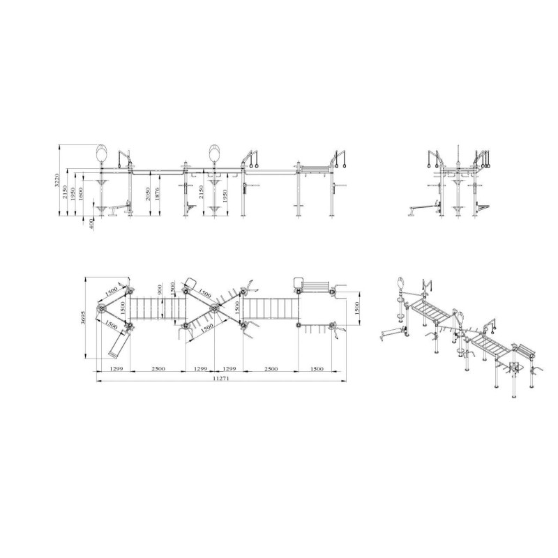 Outdoor funcional training set 4